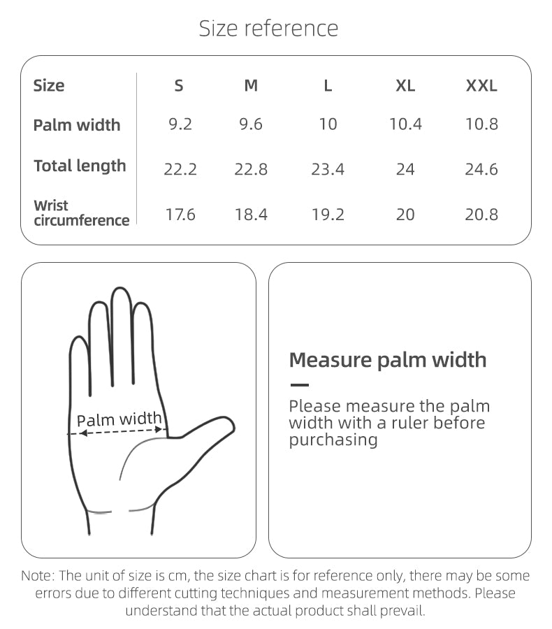 ROCKBROS Motorcycle Long Finger Gloves Touch Screen Non-Slip SBR Padded Riding Gloves Unisex