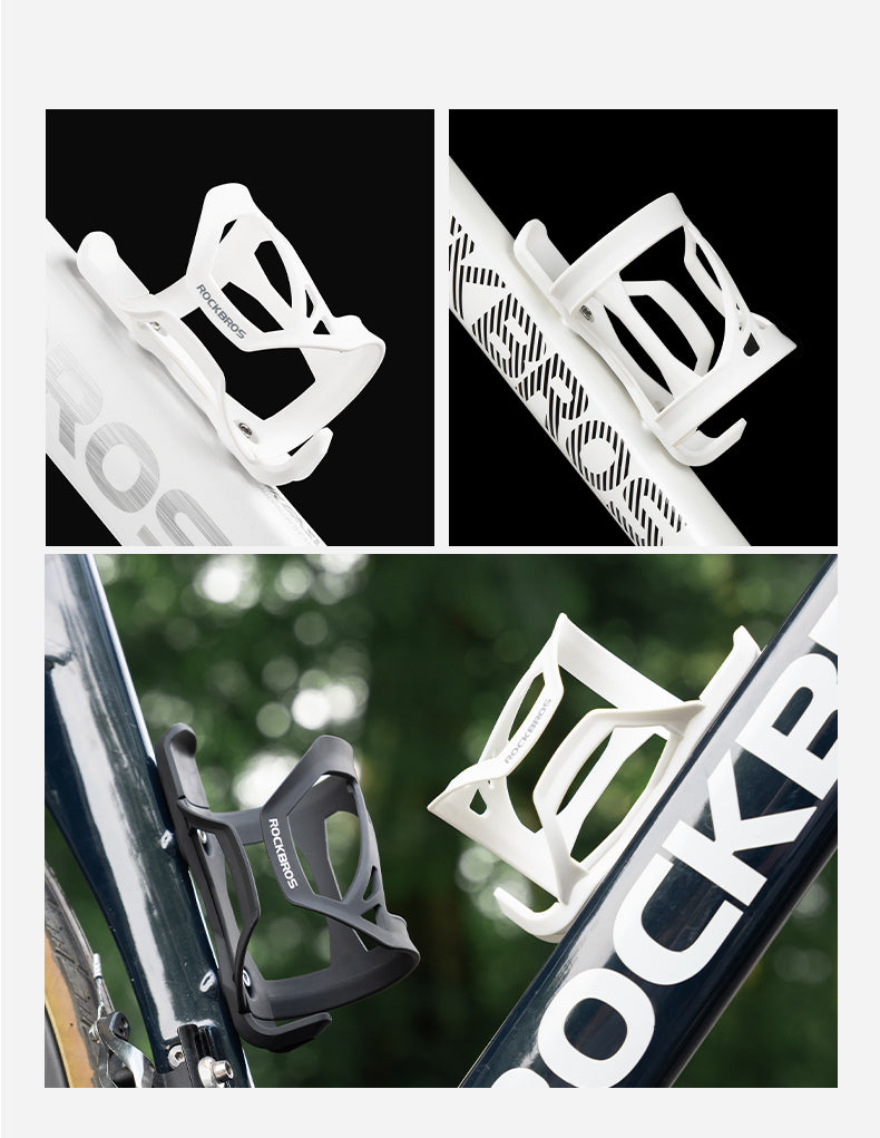 ROCKBROS Adjustable Bicycle Bottle Holder MTB Water Cages Cycling Drink Cup ABS Holder Mountain Road Bike Black