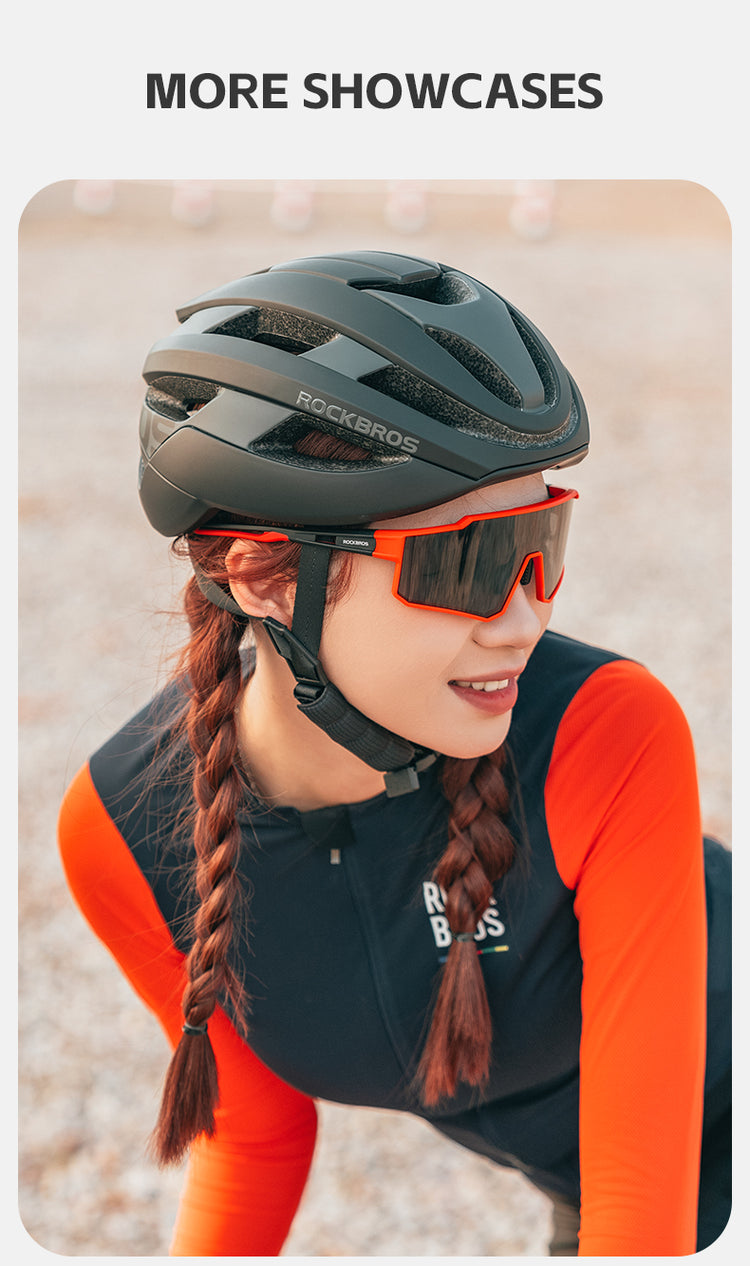 ROCKBROS Cycling Sunglasses Photochromic/Polarised Bicycle Riding Sports Glasses UV400