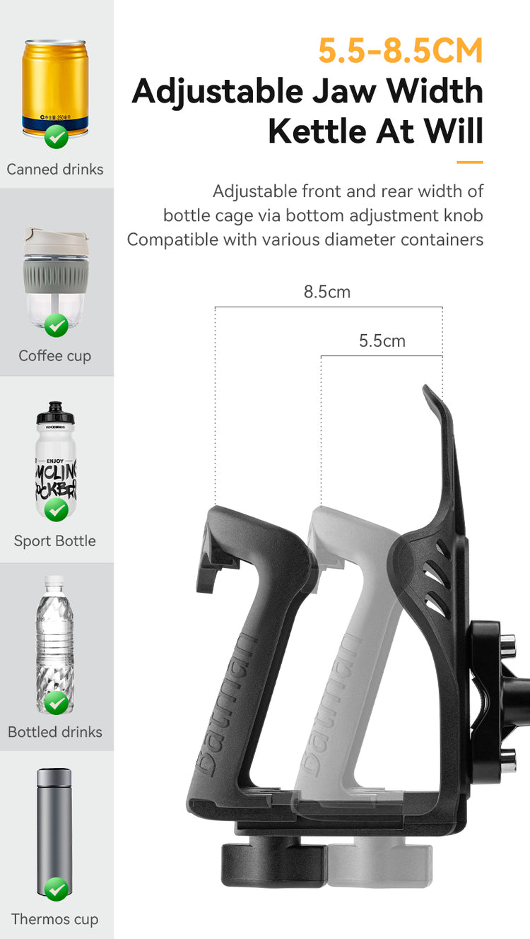 ROCKBROS Motorcycle Bottle Mount Holder Bicycle Water Bottle Cage MTB Road Bike Kettle Bracket