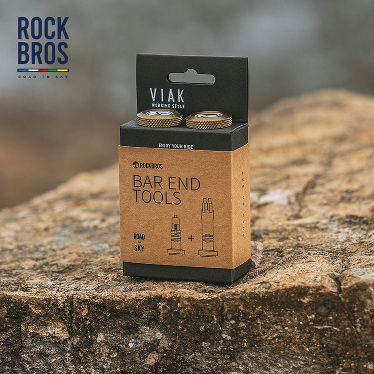 【ROAD TO SKY&VIVK】by ROCKBROS and VIVK Compact Multi-Use Bike Tool Set - Fits in Handlebars