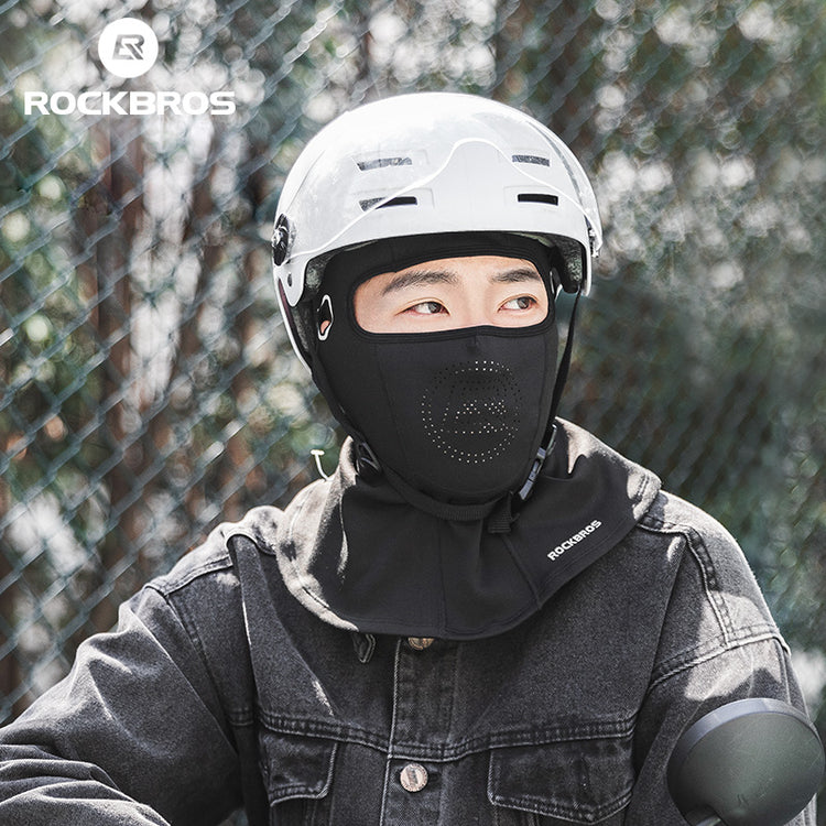 ROCKBROS Winter Thermal Balaclava Full Face Mask Windproof Cycling Neck Warmer