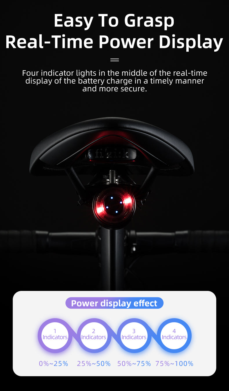 ROCKBROS Multiple Color Bike Tail Light Q1