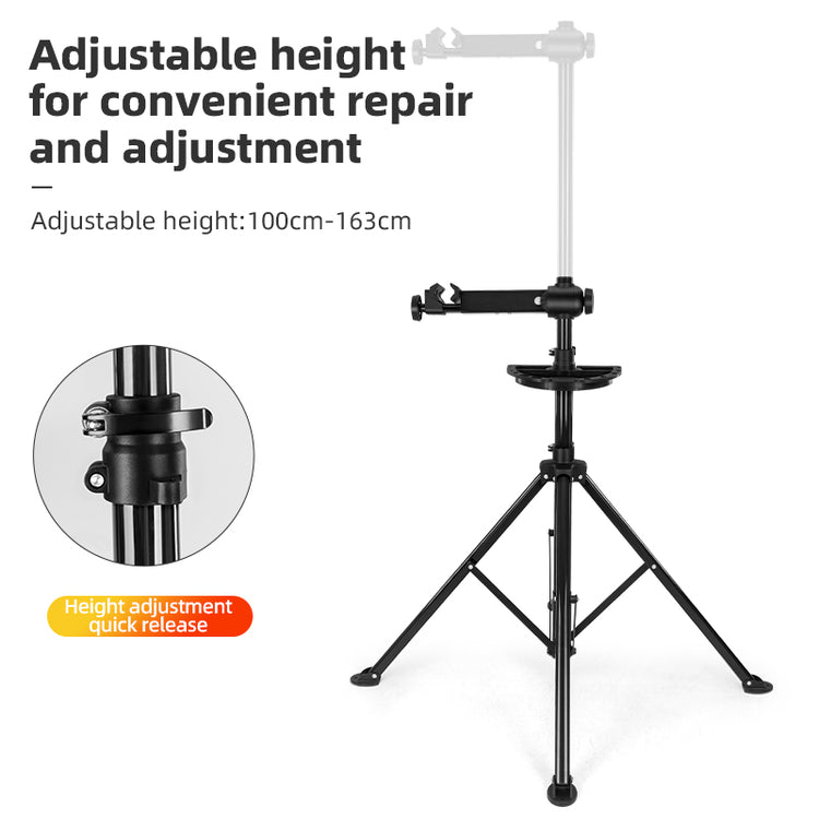 ROCKBROS Foldable Bike Repair Stand With Tool Tray Bicycle Mechanic Work Stand