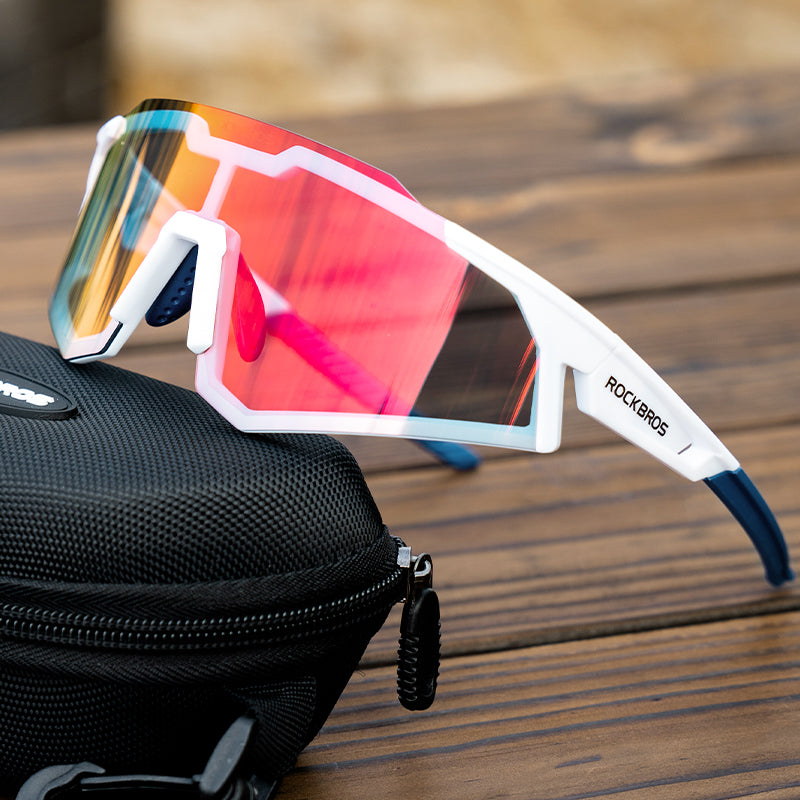 ROCKBROS Photochromic Goggle Cycling Sunglasses Sport Road Mountain Bike Glasses