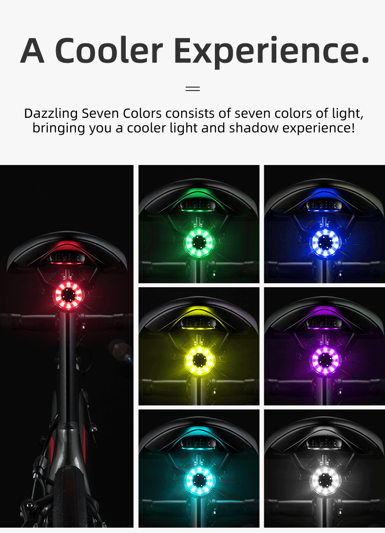 ROCKBROS Multiple Color Bike Tail Light Q1