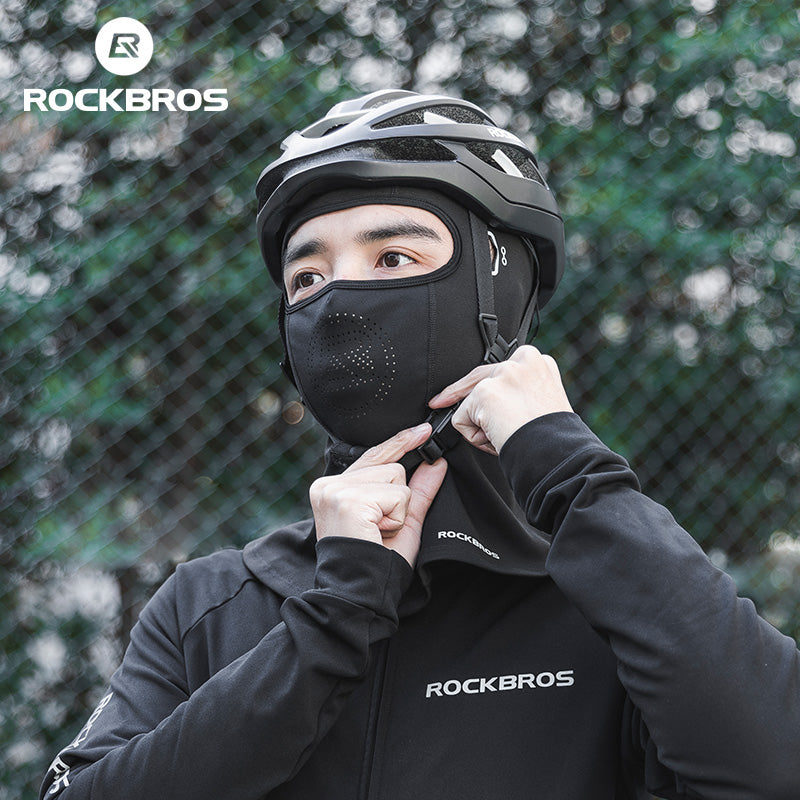 ROCKBROS Winter Thermal Balaclava Full Face Mask Windproof Cycling Neck Warmer