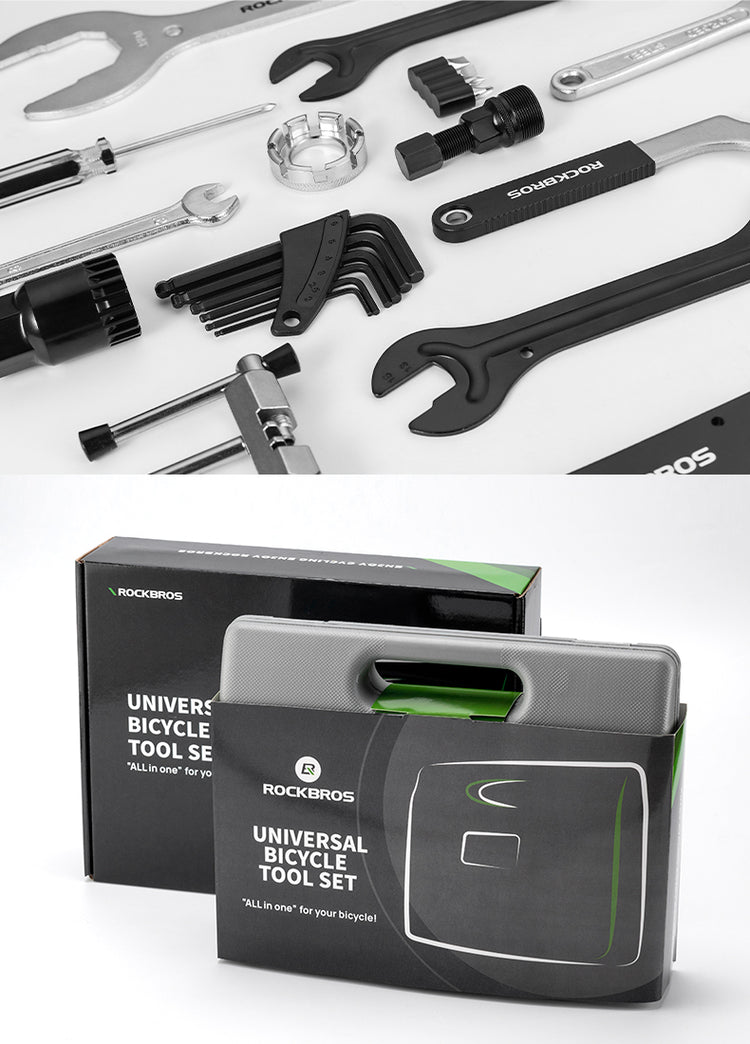 ROCKBROS Professional 22-pieces Bike Repair Tool Box Maintenance Kit