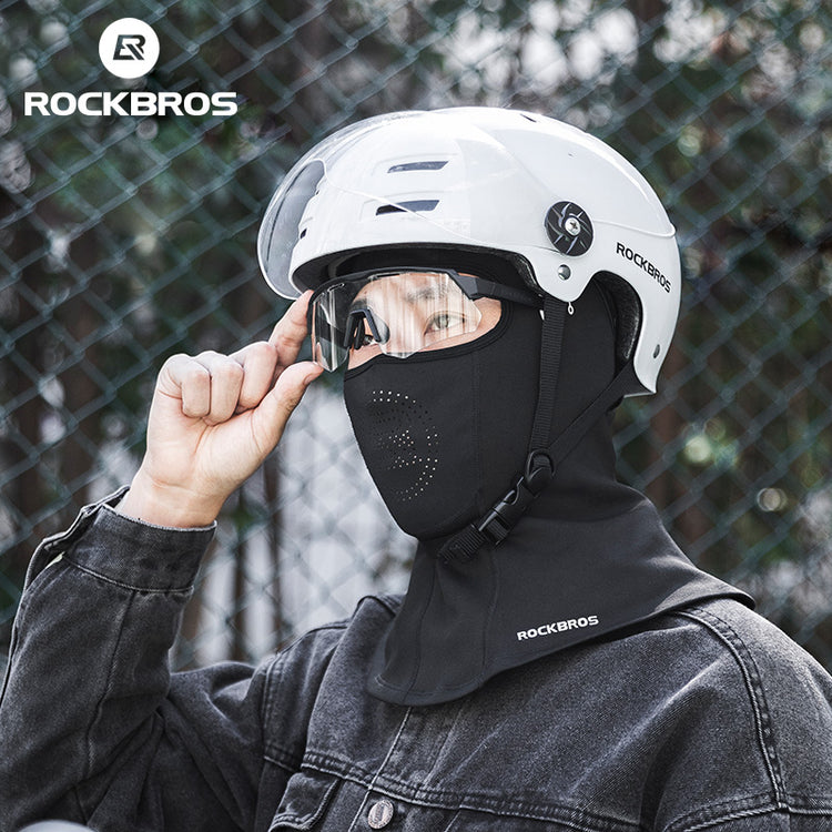 ROCKBROS Winter Thermal Balaclava Full Face Mask Windproof Cycling Neck Warmer