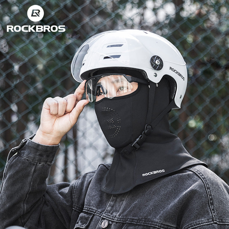 ROCKBROS Winter Thermal Balaclava Full Face Mask Windproof Cycling Neck Warmer
