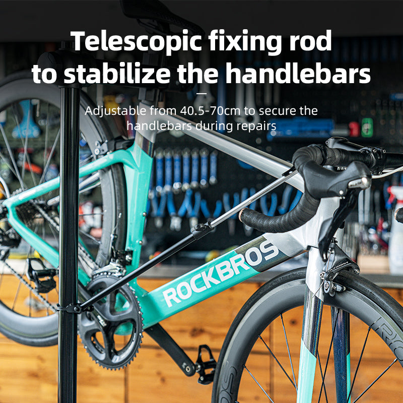 ROCKBROS Foldable Bike Repair Stand With Tool Tray Bicycle Mechanic Work Stand