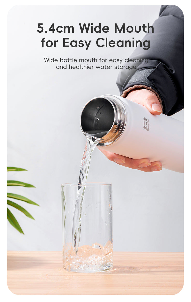 ROCKBROS Bicycle Cycling Insulated Water Bottle Stainless Steel Drink Cup