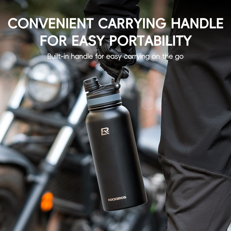 ROCKBROS Bicycle Cycling Insulated Water Bottle Stainless Steel Drink Cup