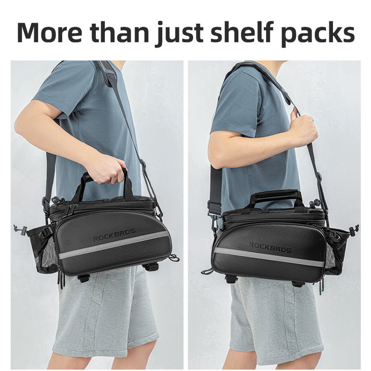 ROCKBROS Deluxe Bicycle Pannier Bike Bag with Extendable Compartments