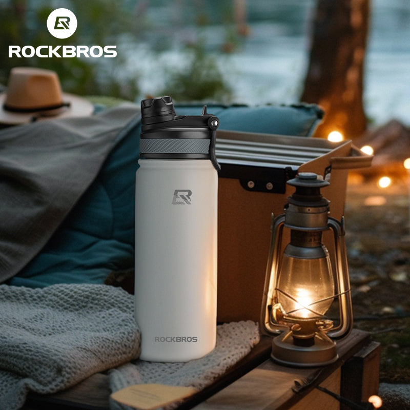 ROCKBROS Bicycle Cycling Insulated Water Bottle Stainless Steel Drink Cup