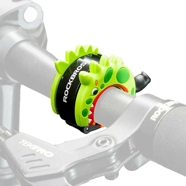 rockbros cartoon bike bell rabbit and dinosaur design loud waterproof
#option_dinosaur