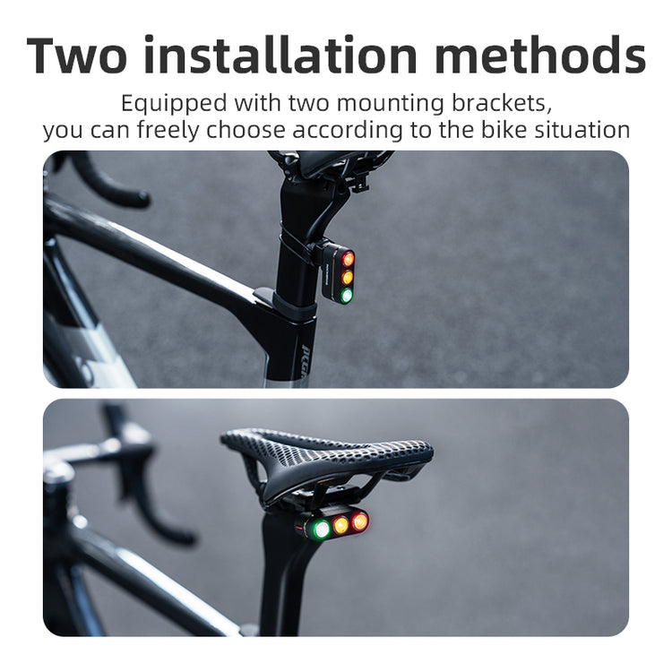 ROCKBROS Bicycle Bike Rear Light Red Yellow Green 3 Colors Cycling Warning Light
