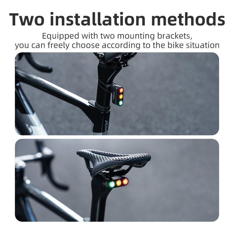 ROCKBROS Bicycle Bike Rear Light Red Yellow Green 3 Colors Cycling Warning Light