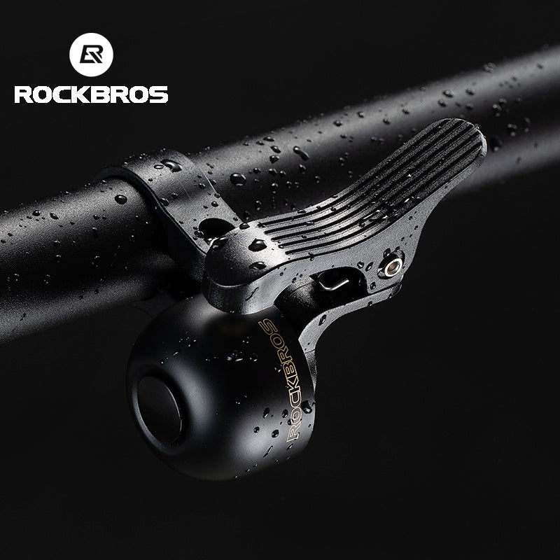 ROCKBROS Bike Bell Copper Alloy Durable Bicycle Bell with Clear&Long Sound Bike Ring Bell