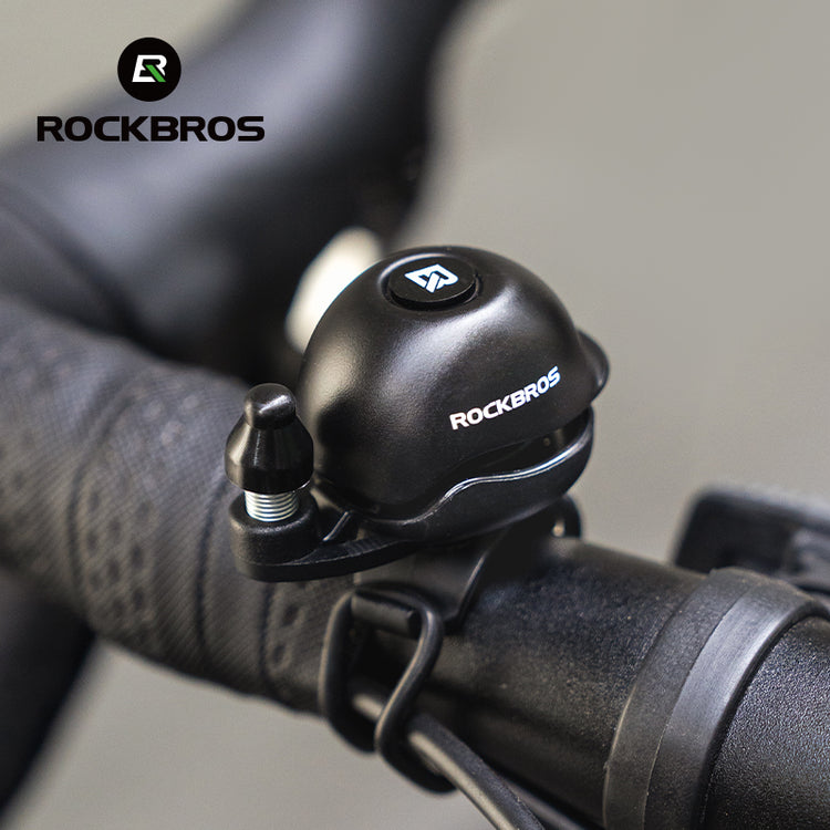 ROCKBROS Bicycle Bike Handlebar Bell 80dB Loud Sound Copper Alloy Alarm Ring Horn