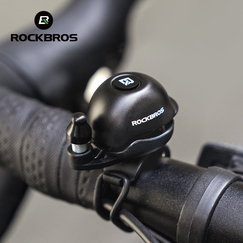 ROCKBROS Bicycle Bike Handlebar Bell 80dB Loud Sound Copper Alloy Alarm Ring Horn