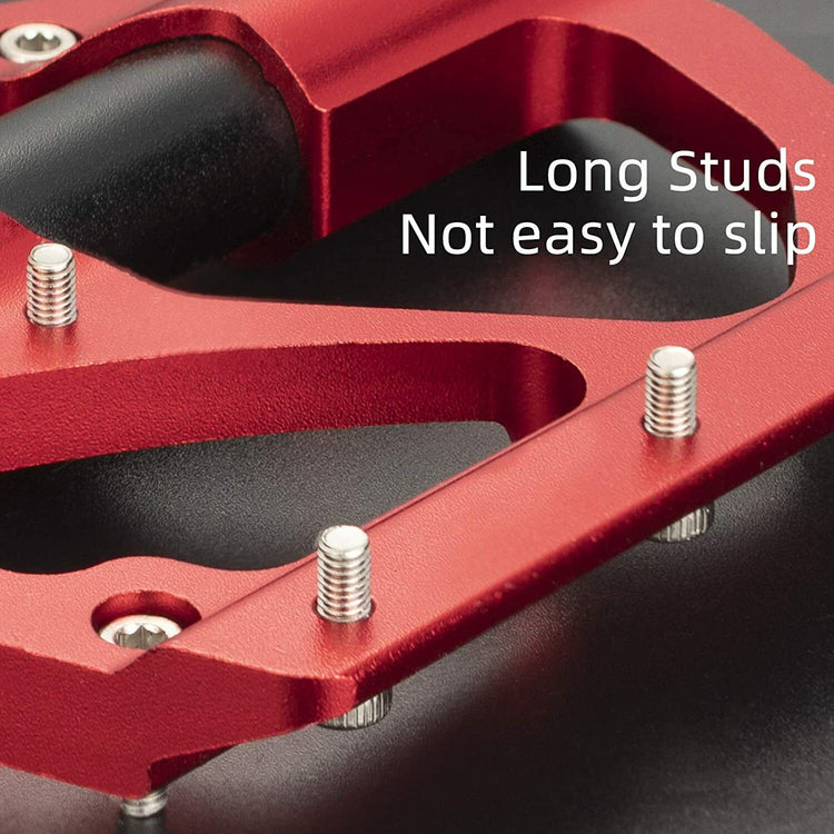 ROCKBROS Super Lightweight Bike Pedals in Black or Red (Pair)