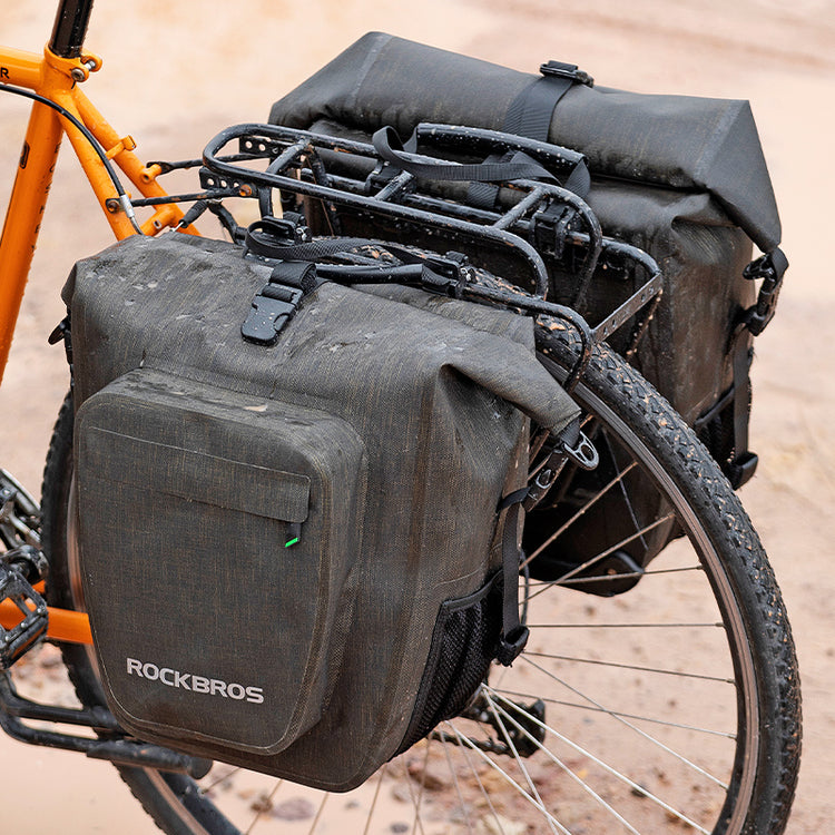 ROCKBROS Pro Cycling Saddlebag in Grey or Black - Single/Pair
