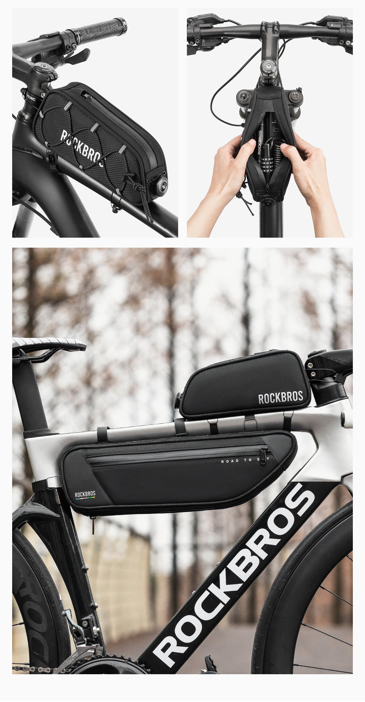 【ROAD TO SKY】by ROCKBROS Deluxe Top Tube Cycling Bag in Various Colours
