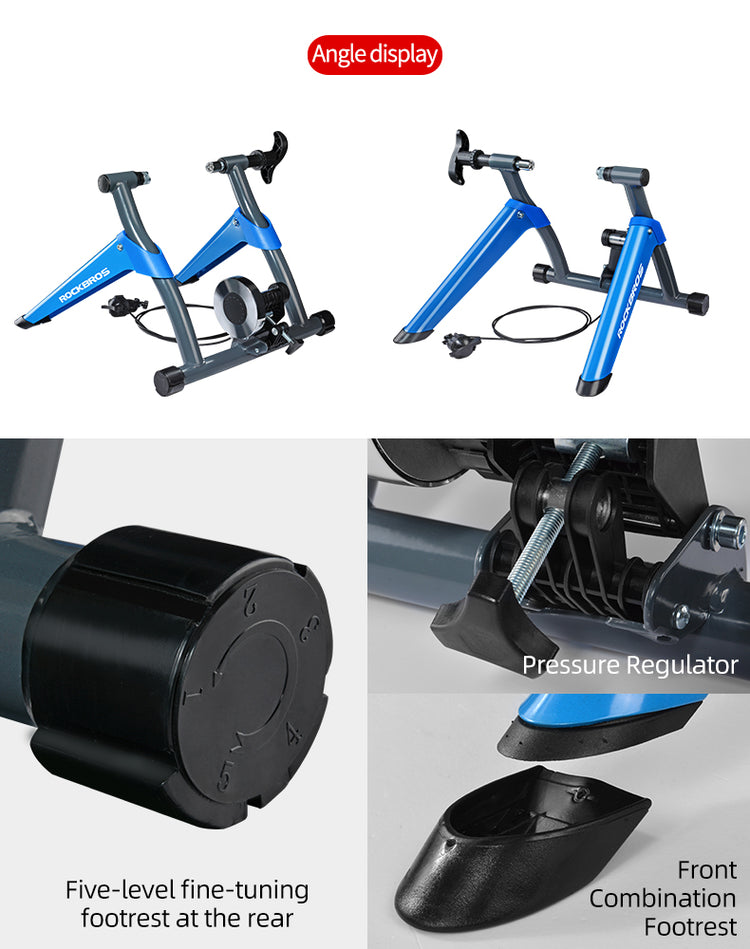 ROCKBROS-Bike Trainer Stand for Indoor Riding Bicycle Exercise Magnetic Stand