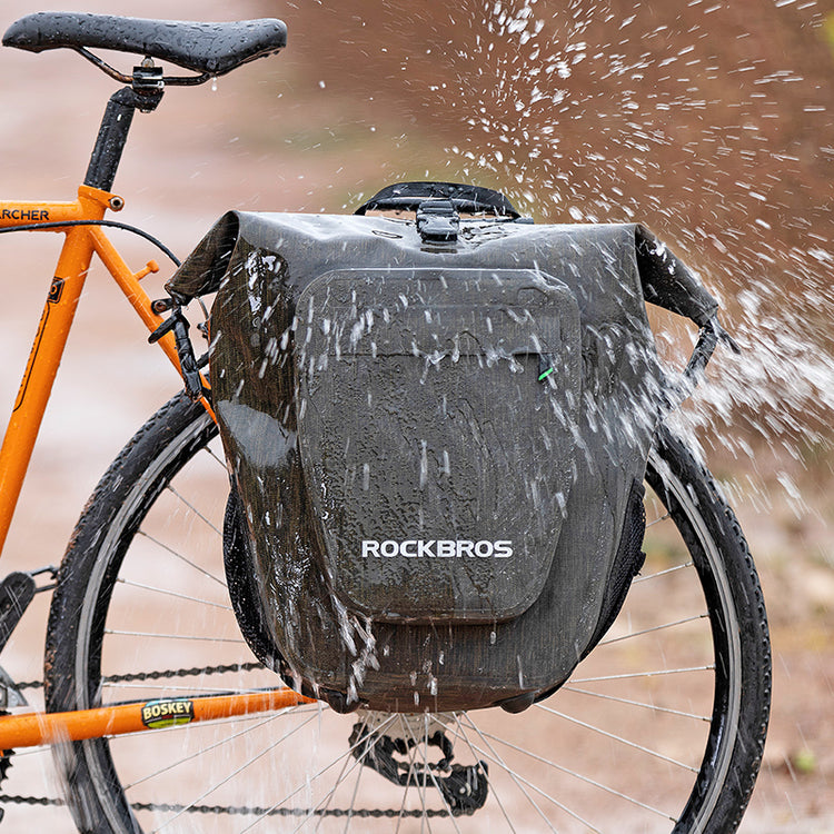 ROCKBROS Pro Cycling Saddlebag in Grey or Black - Single/Pair