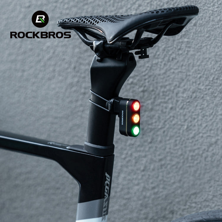 ROCKBROS Bicycle Bike Rear Light Red Yellow Green 3 Colors Cycling Warning Light