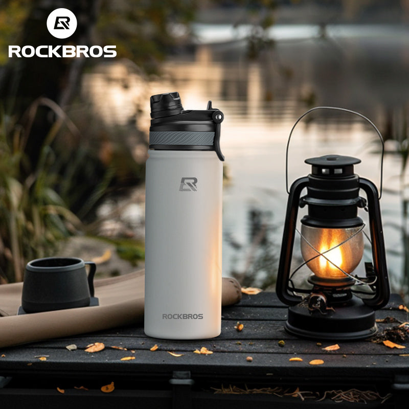 ROCKBROS Bicycle Cycling Insulated Water Bottle Stainless Steel Drink Cup