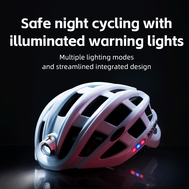 RockBros MTB Road Bike Helmet Light Outdoor Night Cycling Ultralight EPS