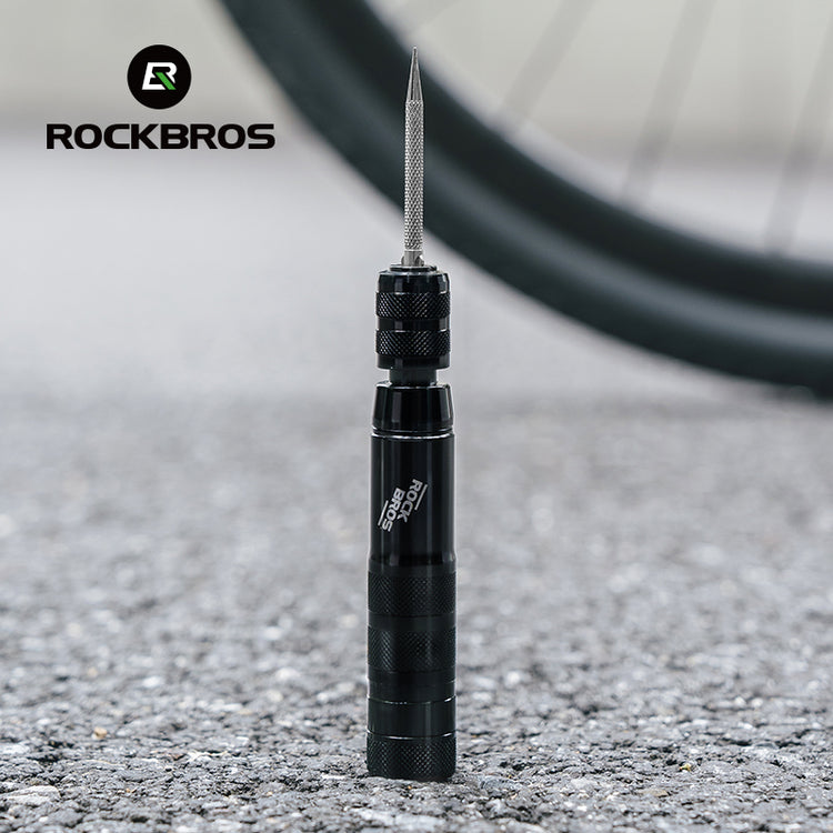 ROCKBROS Portable Bicycle Bike Tire Repair Patch Tool Aluminum Alloy Compact
