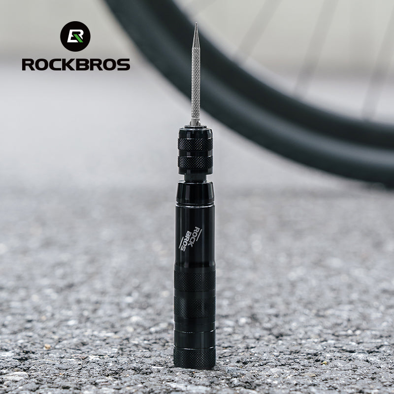 ROCKBROS Portable Bicycle Bike Tire Repair Patch Tool Aluminum Alloy Compact