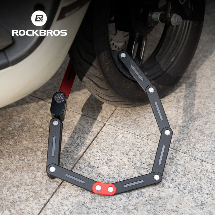 ROCKBROS Portable Bicycle Bike Folding Lock With Bracket