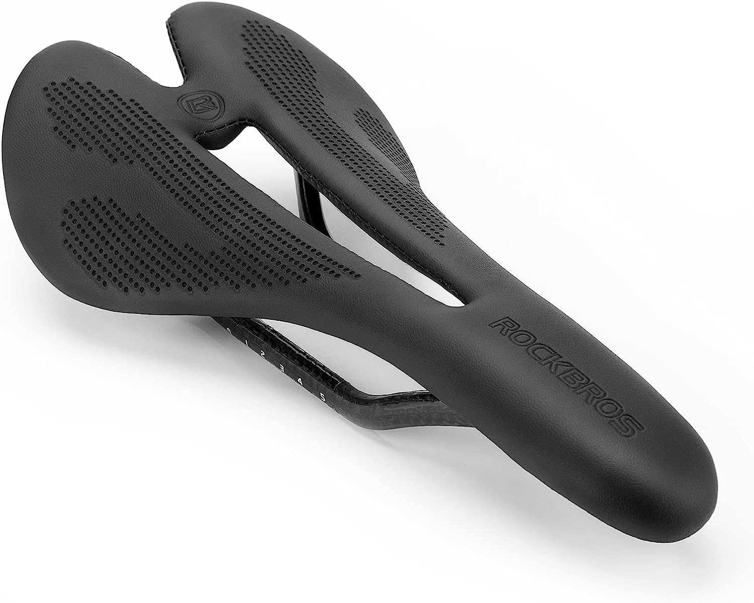 ROCKBROS Bike Carbon Fiber Saddle Ultralight Hollow Breathable Cycling Bicycle Seat
