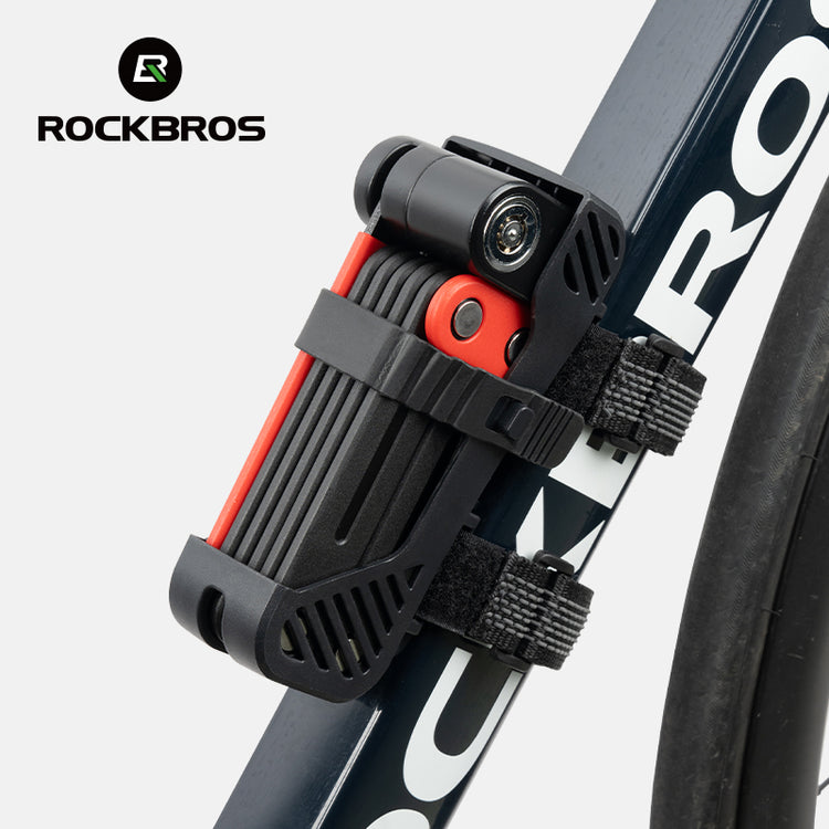 ROCKBROS Portable Bicycle Bike Folding Lock With Bracket