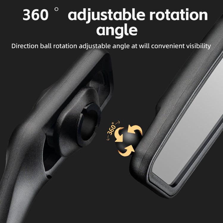 ROCKBROS Bicycle Cycling Rearview Mirror 360° Rotatable Bike Handlebar Mirror