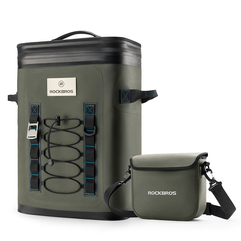 ROCKBROS Outdoor Backpack Cooler Bag Hiking Camping Picnic Insulated Storage Bag