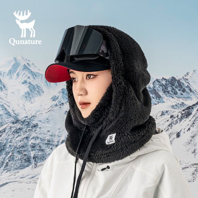 Qunature Ski Full Face Mask Thermal Windproof Neck Warmer Winter Outdoor Sports Unisex