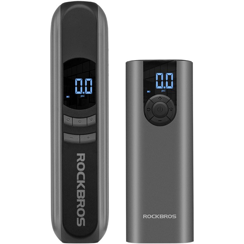 ROCKBROS Electric Bike Pump with Digital Display Schrader/Presta Valve