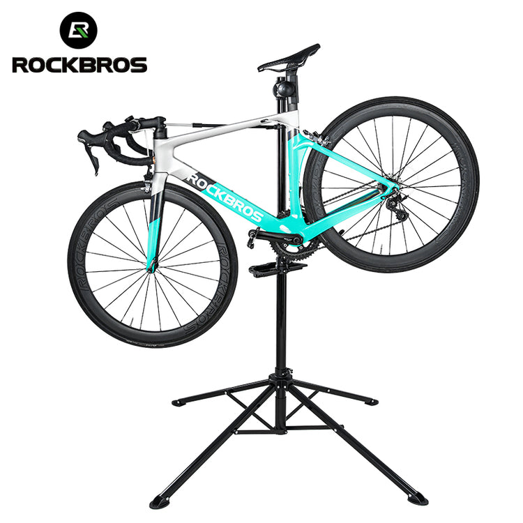 ROCKBROS Foldable Bike Repair Stand With Tool Tray Bicycle Mechanic Work Stand
