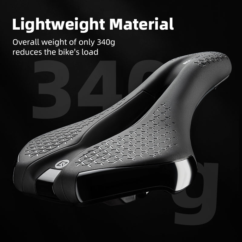 ROCKBROS Bicycle Saddle Cycling Sporty Comfort Bike Seat Hollow Breathable Shockproof