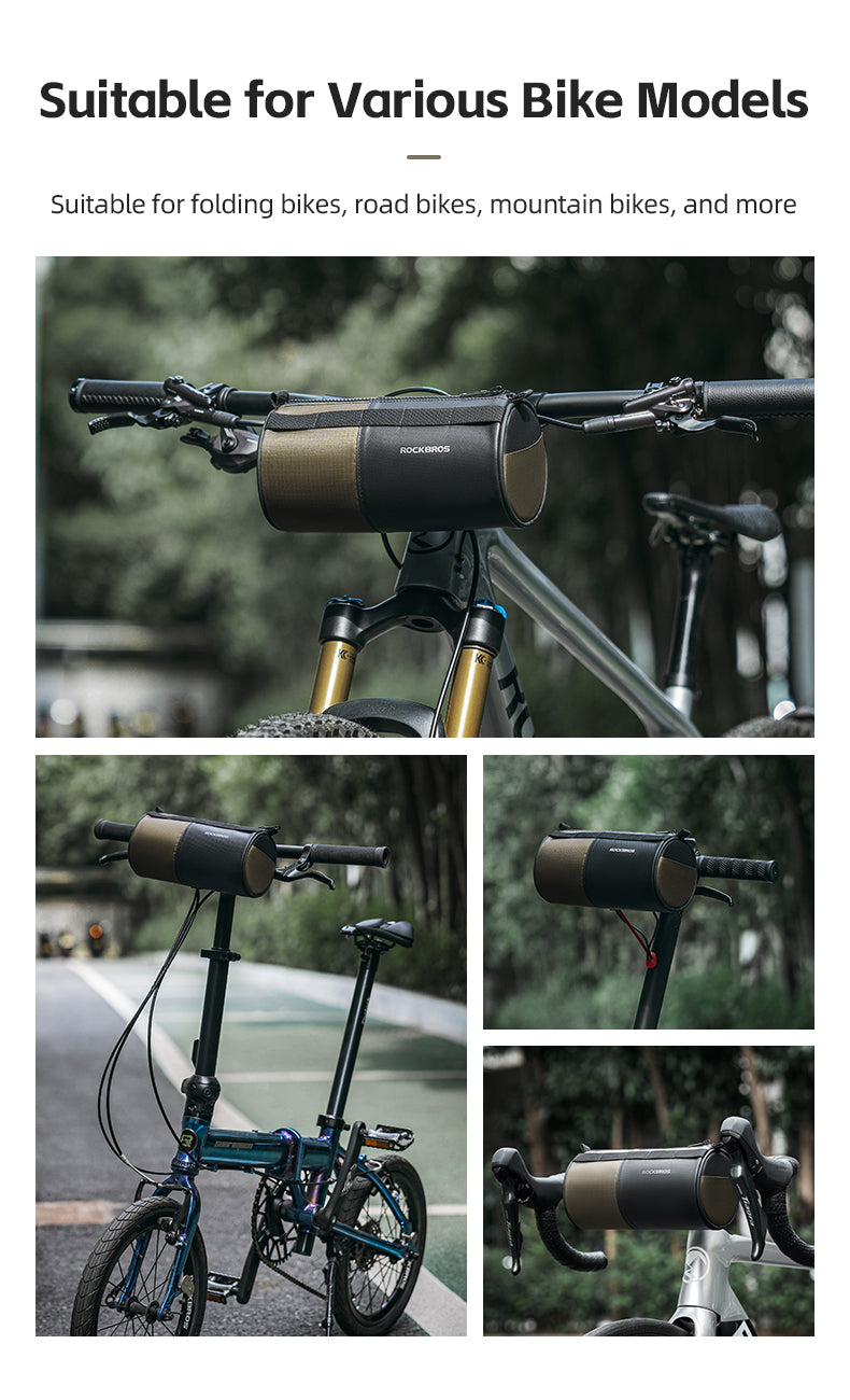 ROCKBROS MTB Road Cycling Bike Handlebar Bag 1.7L Shoulder Bag