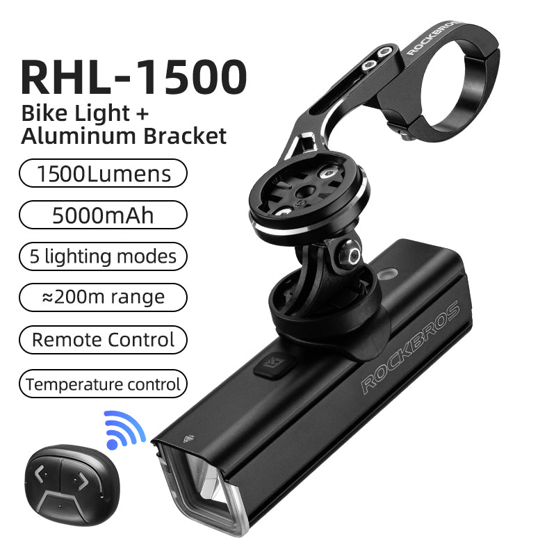 ROCKBROS Smart Sensor Bike Headlight RHL1500