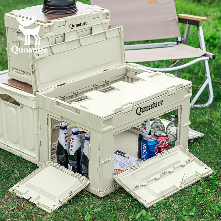 Qunature Folding Camping Storage Box Outdoor Traveling Picnic Container 26/60L