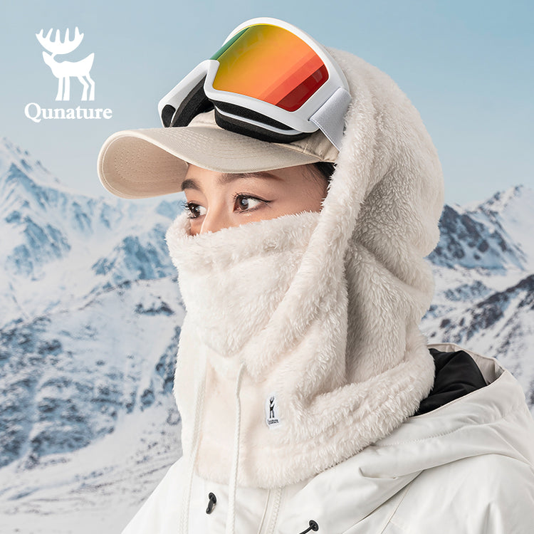 Qunature Ski Full Face Mask Thermal Windproof Neck Warmer Winter Outdoor Sports Unisex