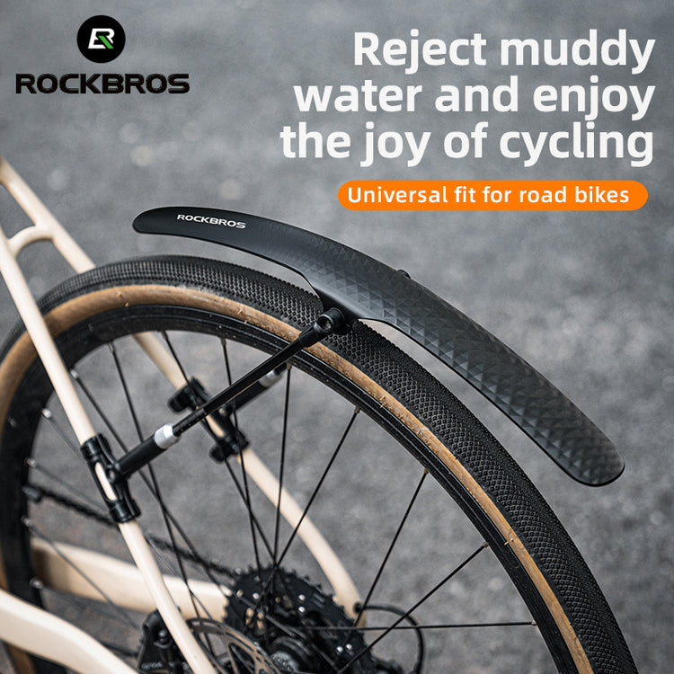 ROCKBROS Road Bike Front Or Rear Fender Quick Release Cycling Bicycle Mudguard Adjustable