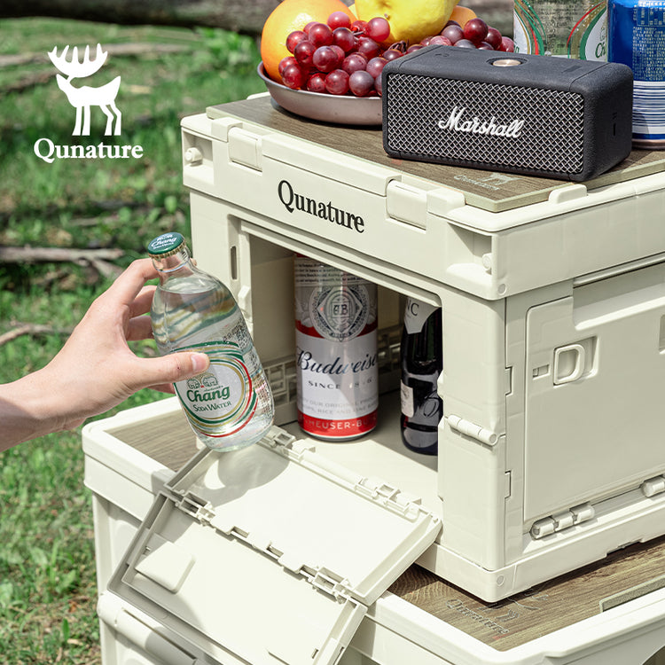 Qunature Folding Camping Storage Box Outdoor Traveling Picnic Container 26/60L